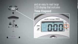 Exerpeutic Folding Magnetic Upright Bike with Pulse